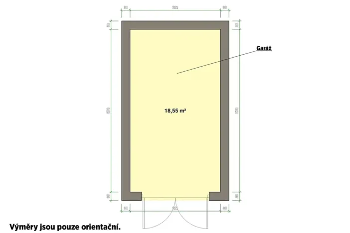 Prodej garáže, Aš, Wolkerova, 18 m2