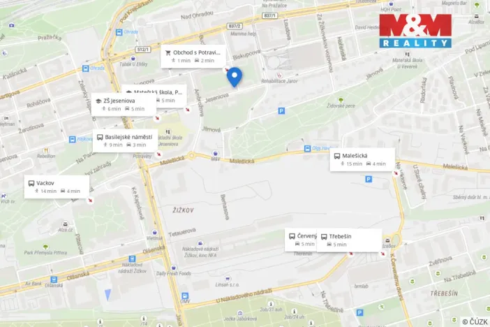 Prodej bytu 2+kk, Praha - Žižkov, Viklefova, 53 m2