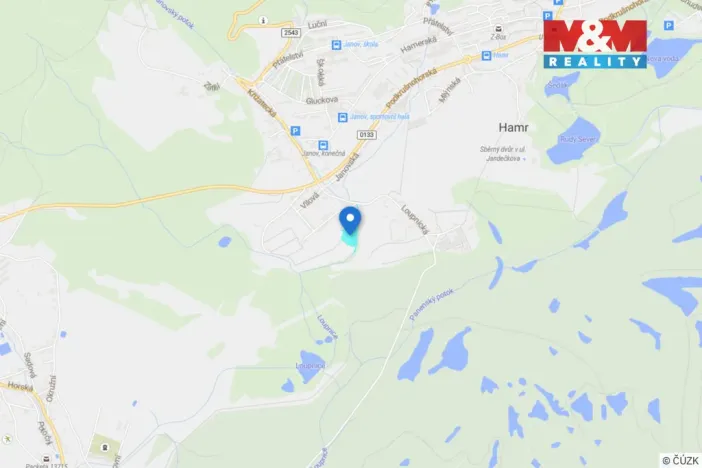 Prodej zahrady, Litvínov, Vilová, 388 m2