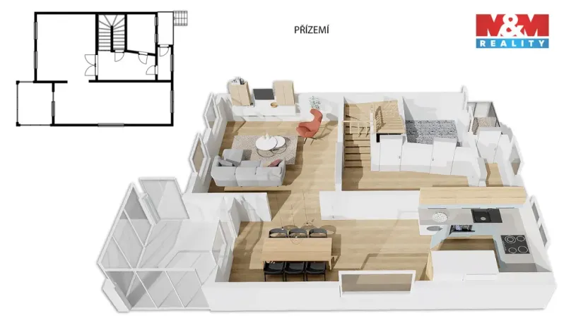 Prodej rodinného domu, Louny, Cítolibská, 282 m2