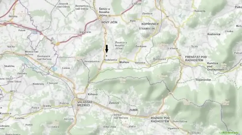 Prodej zahrady, Hodslavice, 520 m2