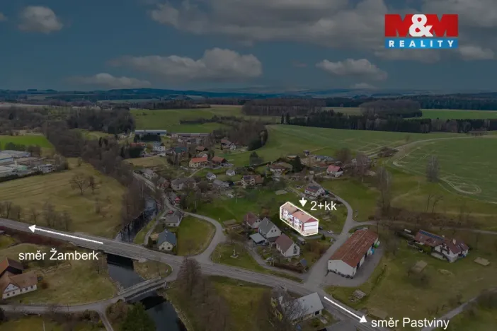 Prodej bytu 2+kk, Líšnice, 40 m2