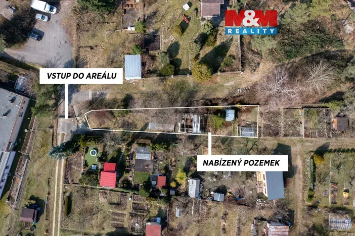 Prodej zahrady, Plzeň - Lobzy, 260 m2