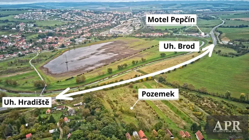 Prodej louky, Uherský Brod, 495 m2