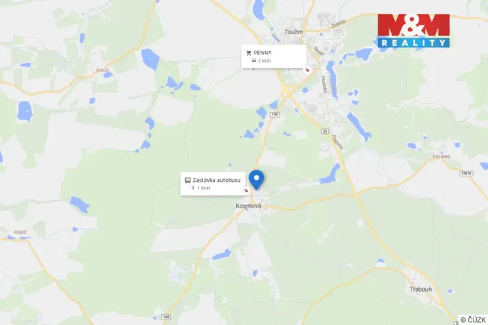 Pronájem bytu 2+1, Toužim - Kosmová, 58 m2