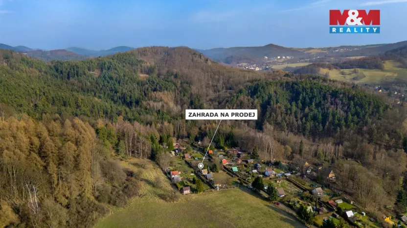 Prodej zahrady, Česká Kamenice, 435 m2