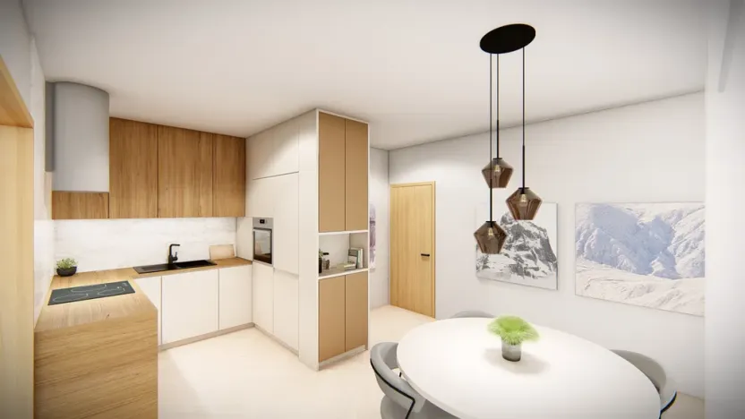 Prodej bytu 2+1, Zubří, Hlavní, 80 m2