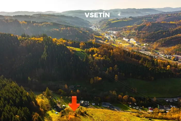 Prodej pozemku, Vsetín, Červenka, 1212 m2