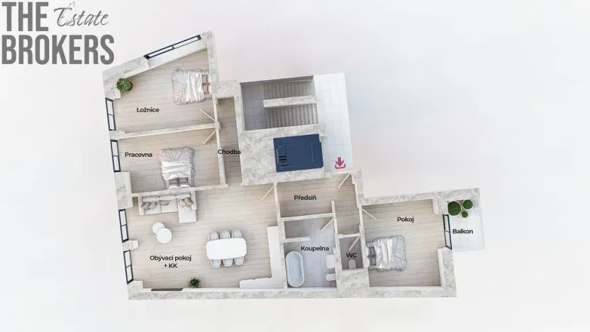 Prodej bytu 4+kk, Praha - Suchdol, U hotelu, 114 m2