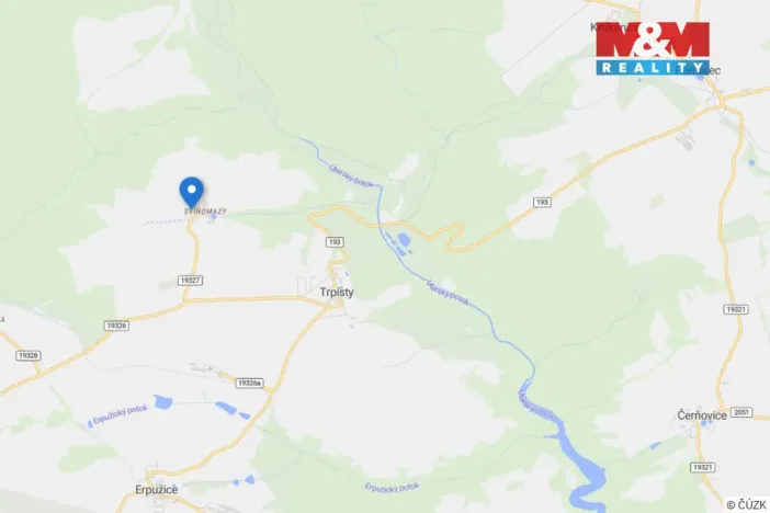 Prodej pozemku pro bydlení, Trpísty - Sviňomazy, 1650 m2