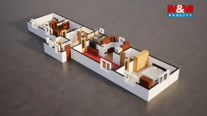 Prodej rodinného domu, Brodce, Hluboká, 101 m2