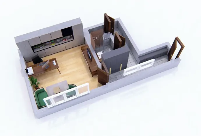 Prodej bytu 1+kk, Praha - Žižkov, U staré cihelny, 41 m2