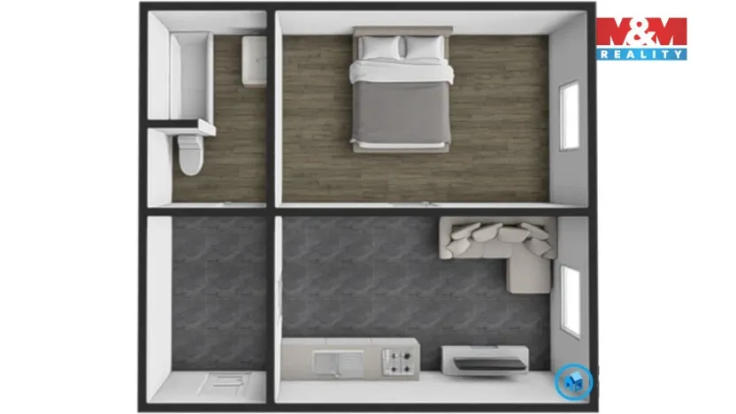 Pronájem bytu 1+1, Náchod, Kamenice, 40 m2