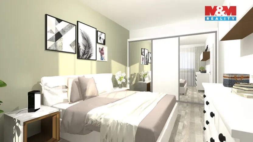 Prodej bytu 2+1, Most, Slovenského národního povstání, 50 m2