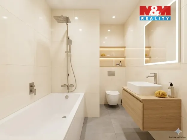 Pronájem bytu 1+kk, Děčín - Děčín VI-Letná, Želenická, 28 m2