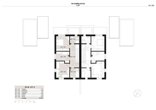 Prodej rodinného domu, Dobřejovice, Nad Robotou, 135 m2