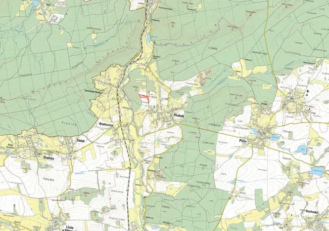 Prodej pole, Hluboš, 13865 m2