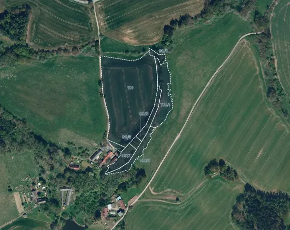 Prodej pole, Krásná Hora, 35461 m2