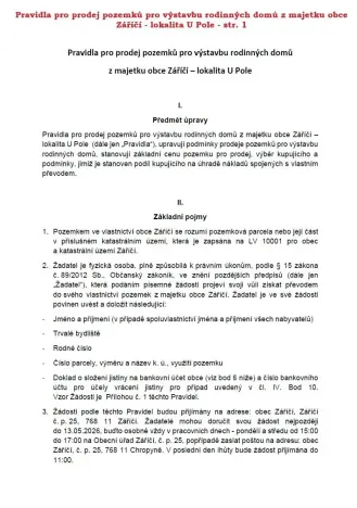 Prodej pozemku pro bydlení, Záříčí, 847 m2