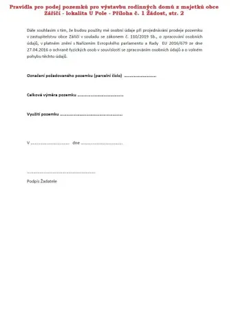 Prodej pozemku pro bydlení, Záříčí, 847 m2