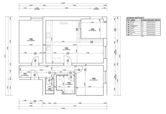 Pronájem bytu 3+kk, Mikulov, 72 m2