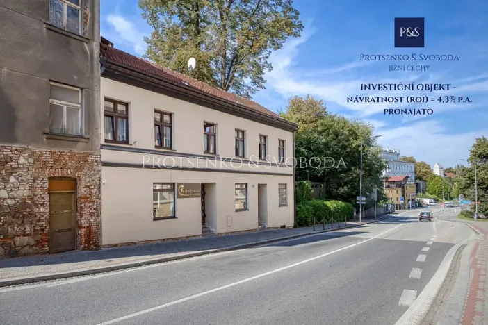 Prodej činžovního domu, Tábor, Čsl. armády, 200 m2