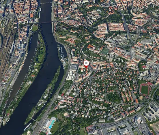 Pronájem bytu 1+1, Praha - Podolí, Nedvědovo náměstí, 32 m2
