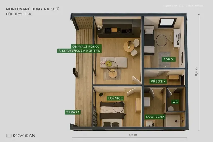 Prodej rodinného domu, Pardubice, 28. října, 89 m2