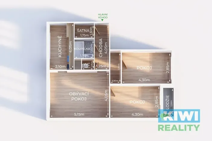 Prodej bytu 3+1, Orlová, Karla Dvořáčka, 68 m2