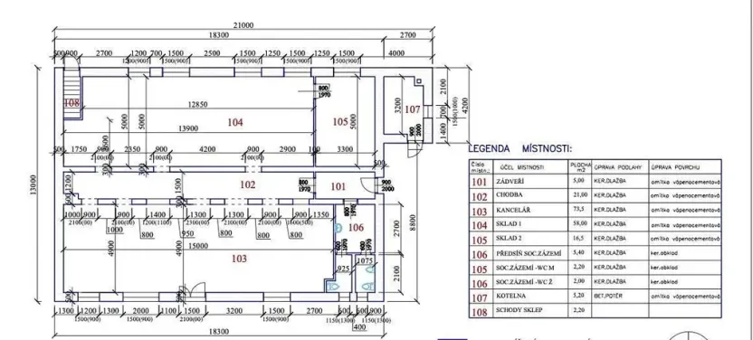 Pronájem obchodního prostoru, Tovačov, 237 m2