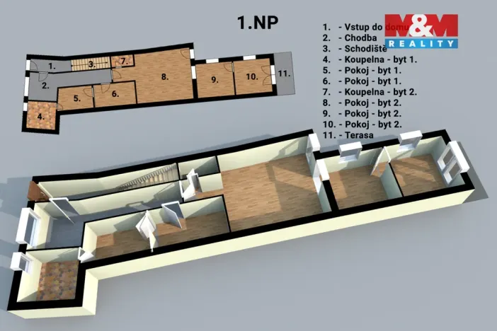 Prodej rodinného domu, Říčany, Rosická, 242 m2