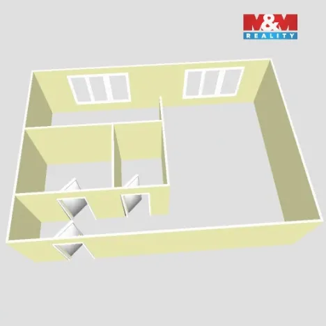 Pronájem bytu 1+1, Most, Javorová, 33 m2