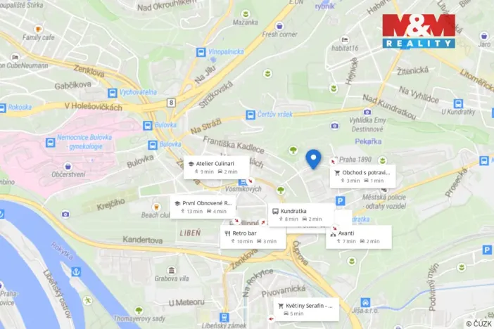 Pronájem restaurace, Praha - Libeň, Karla Hlaváčka, 85 m2