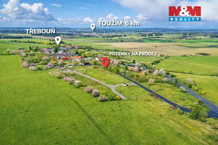 Prodej pozemku pro bydlení, Toužim - Třebouň, 824 m2