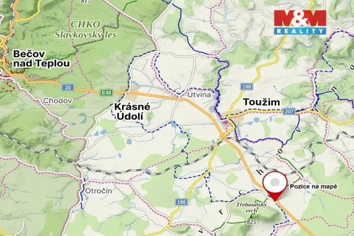 Prodej pozemku pro bydlení, Toužim - Třebouň, 824 m2