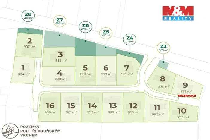 Prodej pozemku pro bydlení, Toužim - Třebouň, 824 m2