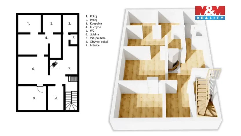 Prodej rodinného domu, Postoloprty, Wolkerova, 230 m2
