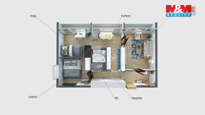 Prodej bytu 3+1, Most, M. G. Dobnera, 64 m2
