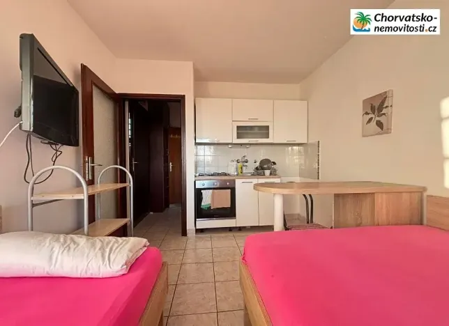 Prodej bytu 1+kk, Gajac, Chorvatsko, 22 m2