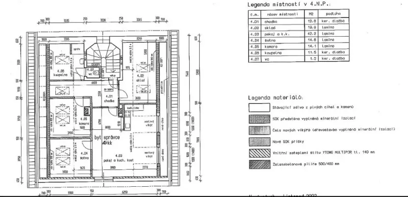 Pronájem bytu 4+kk, Peruc, U Koupaliště, 116 m2