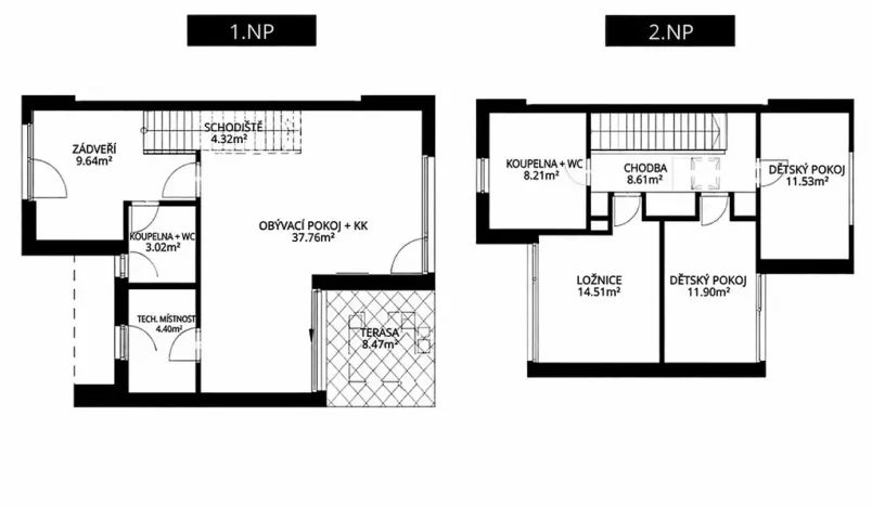Prodej rodinného domu, Praha - Horní Počernice, Artistů, 124 m2
