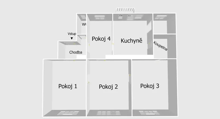 Pronájem bytu 3+1, Ostrava, Sokolská třída, 112 m2