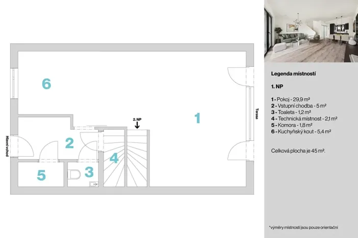 Prodej bytu 4+kk, Odolena Voda, Školní, 100 m2