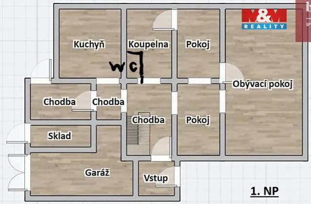 Pronájem kanceláře, Ostrava - Pustkovec, Pustkovecká, 270 m2