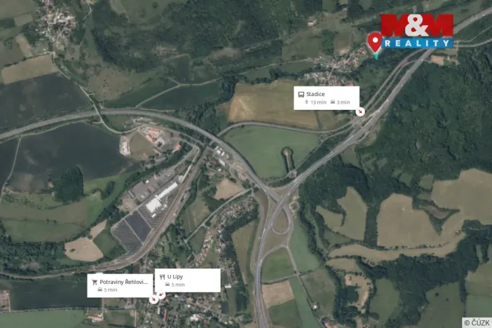 Prodej zahrady, Řehlovice - Stadice, 518 m2