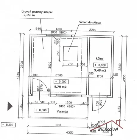 Prodej chaty, Brandýs nad Labem-Stará Boleslav, 14 m2