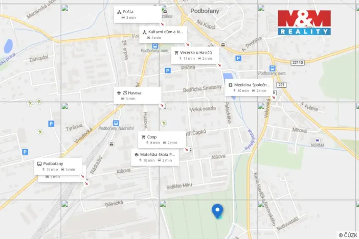 Prodej zahrady, Podbořany, 380 m2