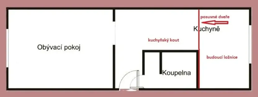 Prodej bytu 1+1, Šumperk, Prievidzská, 36 m2