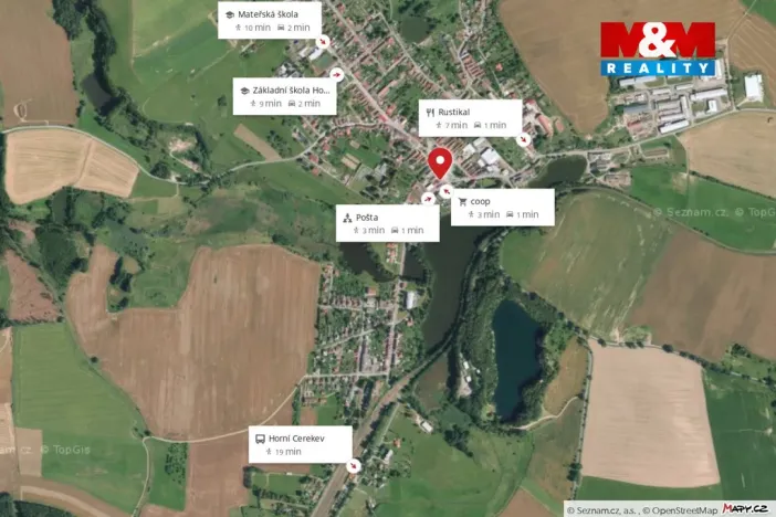 Prodej rodinného domu, Horní Cerekev, nám. T. G. Masaryka, 239 m2