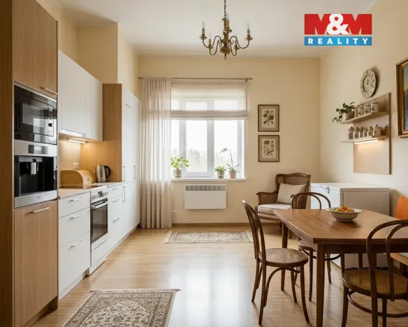 Prodej bytu 2+1, Chabařovice, Husovo náměstí, 88 m2